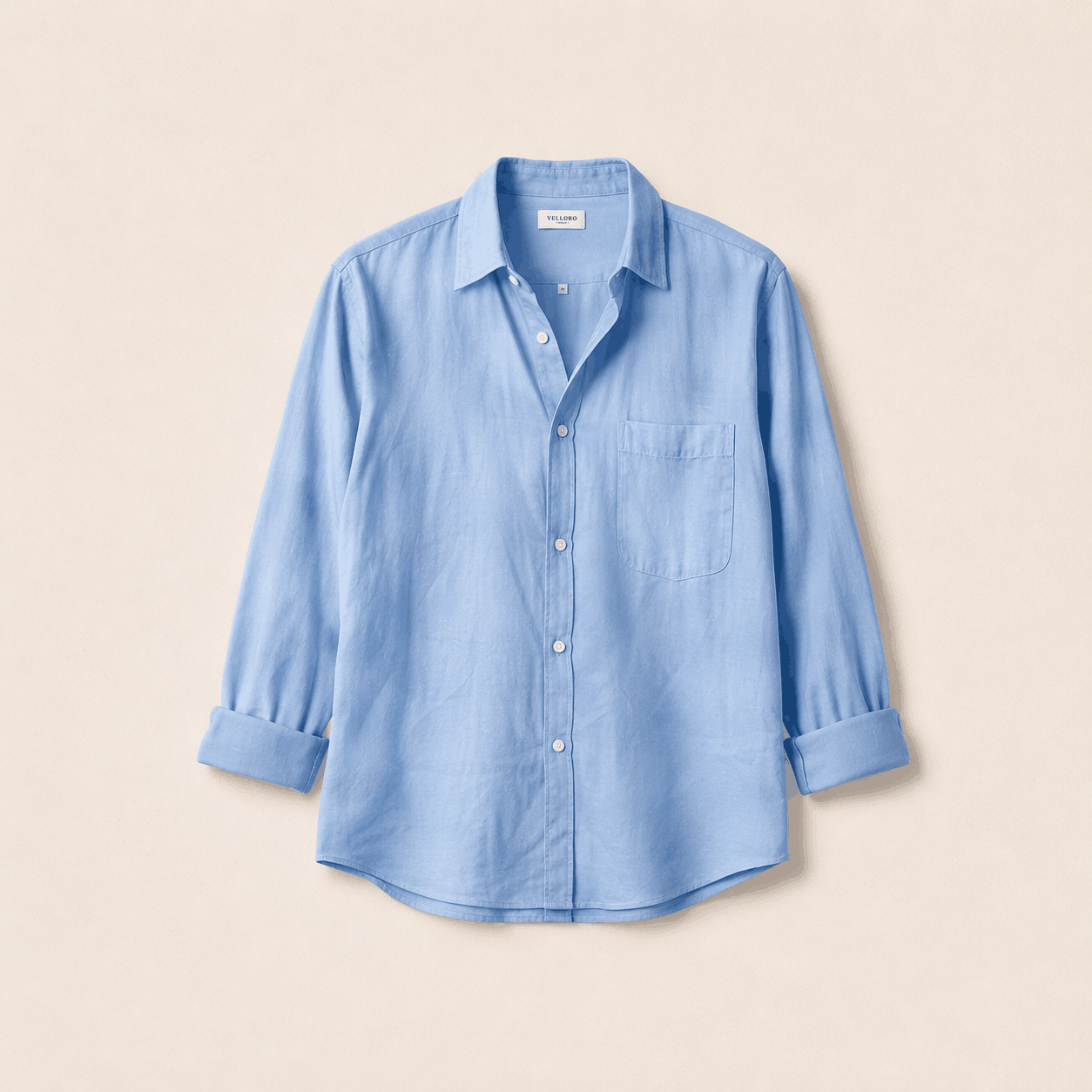 Light blue button-up shirt